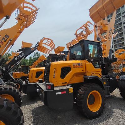 Accurate Material Loading with Yellow Portable Compact Loader and Euro 5 Engine 495 Times