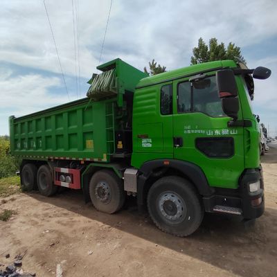 6X4 Sinotruk Dump Truck Chassis Heavy Duty Carbon Steel Cargo Box Engine Capacity 4-6L