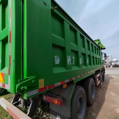6X4 Sinotruk Dump Truck Chassis Heavy Duty Carbon Steel Cargo Box Engine Capacity 4-6L