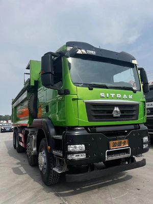 Used 440 Horsepower 8X4 Dump Truck with 7.2-Meter Cargo Capacity and Air Conditioner Cab