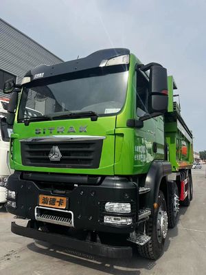 Used 440 Horsepower 8X4 Dump Truck with 7.2-Meter Cargo Capacity and Air Conditioner Cab