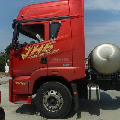 Carbon Steel Cargo Box FAW Jh6 LNG Heavy Duty 530HP Tractor Truck with Air Suspension Seat