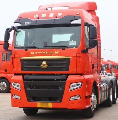 Manual Transmission Type Gas Tractor in Nigeria Sinotruk Shandeka 6X4 Used Sitrak CNG
