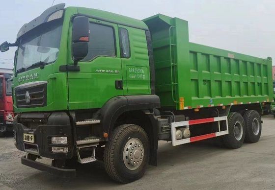 Hydraulic Steering with Power Assistance Customized Color 6X4 Sinotruk Chassis Dump Truck