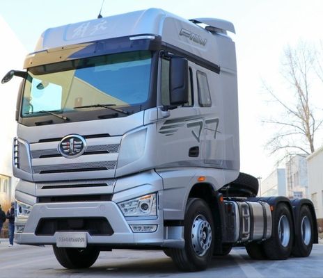 Heavy Duty 6x4 Tractor Towing Vehicle with Air Suspension Seat and Hydraulic Steering