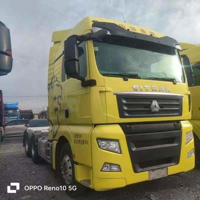 Comfortable Air Seats Shande Truck Tractor for Carbon Steel Cargo Box Towing Semi Trailer