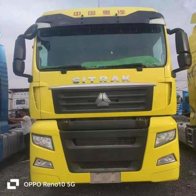 Comfortable Air Seats Shande Truck Tractor for Carbon Steel Cargo Box Towing Semi Trailer