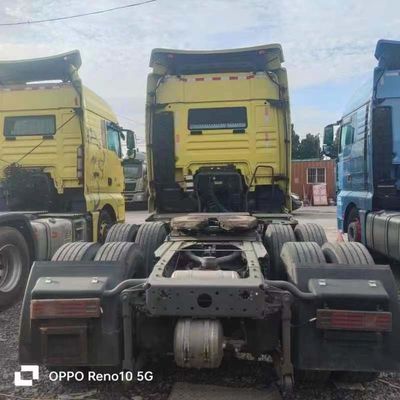Comfortable Air Seats Shande Truck Tractor for Carbon Steel Cargo Box Towing Semi Trailer