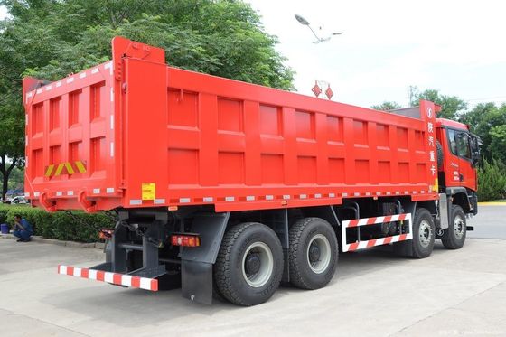Used Sinotruk Chassis Dump Truck with Customized Color Option and Hydraulic Steering
