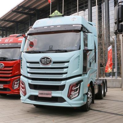 J6V Full Engine FAW 6X4 Tractor Truck 420HP Euro 5 Truck with Air Suspension Seat