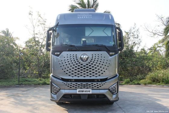High Torque CNG Tractor with Air Suspension 6.8x2.5x3.8m and Towing Semi Trailer