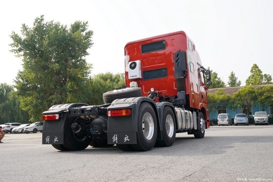 Manual Transmission and 400L Fuel Tank Heavy Duty 420HP Tractor Truck with Trailer