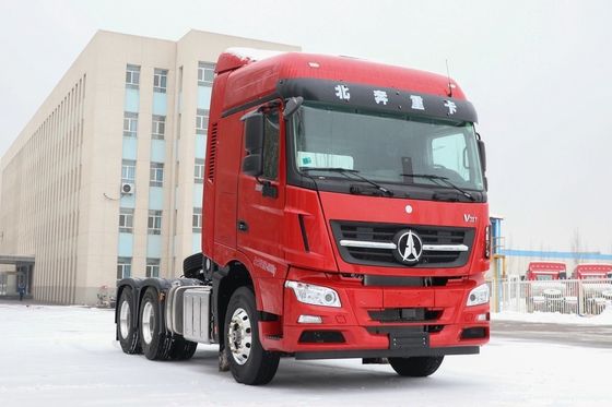 600L Fuel Tank Heavy Duty Dump Truck Air Suspension Tractor with Manual Transmission