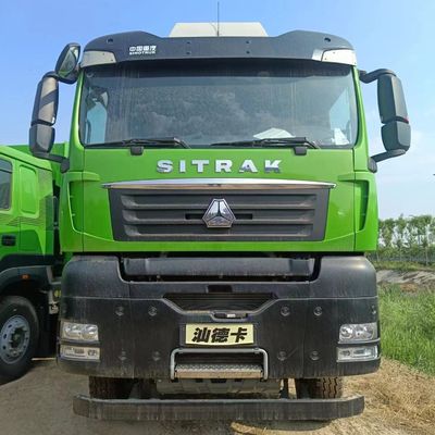 Sinotruk Dump Truck Chassis Carbon Steel Cargo Box Material and Euro 3 Emission Standard