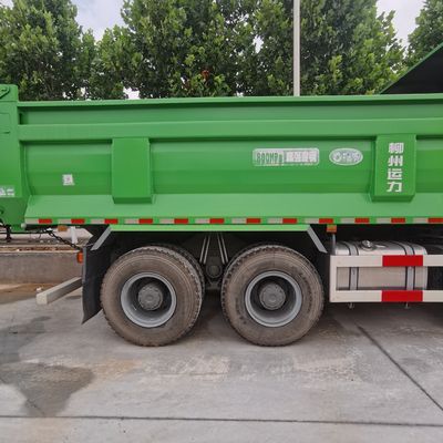 Sinotruk Chassis 6X4 Garbage Truck with Hydraulic Power-Assisted Steering System Used