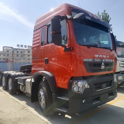 6×4 Drive Wheel Manual Transmission Haowo Heavy Duty Tractor Truck with Air Suspension