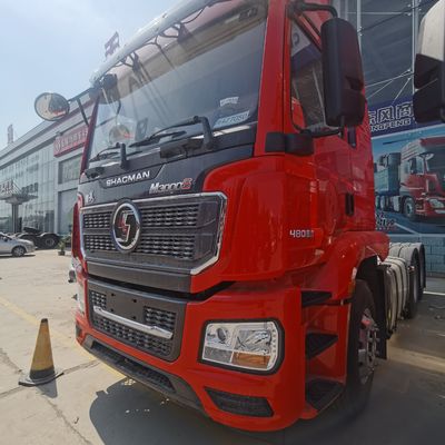 400L Fuel Tank Shacman Tractor Truck with Manual Transmission and Air Suspension Seat