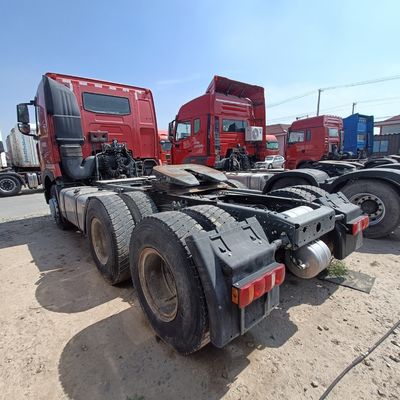 Red HOWO T7h 440 Truck Model for Heavy Duty Transportation within Towing Semi Trailer