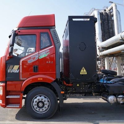 Electric Displacement FAW Jiefang J6p 6X4 Pure Electric Tractor 12-Speed Manual Gear