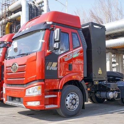Electric Displacement FAW Jiefang J6p 6X4 Pure Electric Tractor 12-Speed Manual Gear