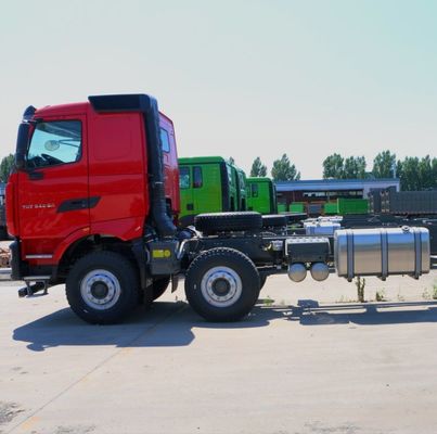 400HP Euro6 Engine Capacity HOWO Truck Parts Integrated Heavy Duty Towing Semi Trailer