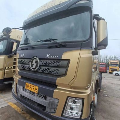 Towing Semi Trailer Shaanxi Automobile Heavy-Duty Tractor Truck with 1000L Fuel Tank