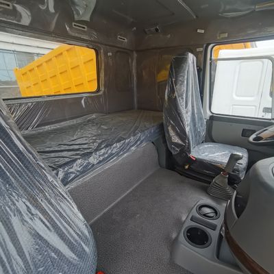 Heavy Duty Sinotruck Tractor with Air Suspension Seat and Carbon Steel Cargo Box