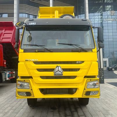 Sinotruk Chassis Haowo 371 Dump Truck with Tyres and Customized Power Assistance