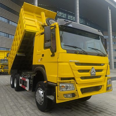 Sinotruk Chassis Haowo 371 Dump Truck with Tyres and Customized Power Assistance