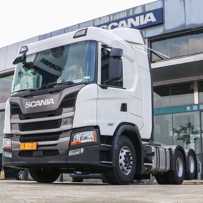 Scania G-Series 450 HP Heavy-Duty Truck with National VI Compliance and 6X2r Transmission