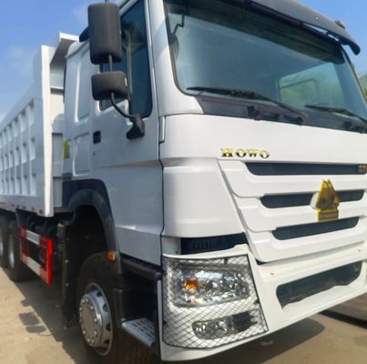 Manual Transmission 6X4 Dump Truck with Hydraulic Steering and Power Assistance Tyres