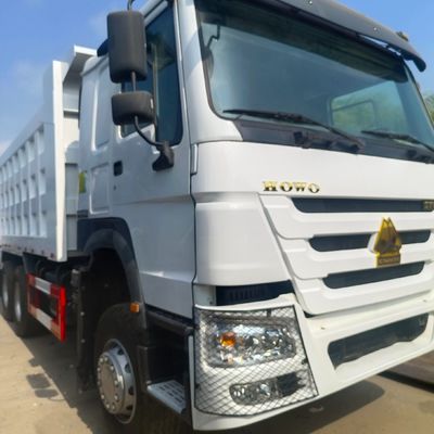 Front Lifting Style Dumping Type Clean Used Haowo 371 Dump Truck with Sinotruk Chassis