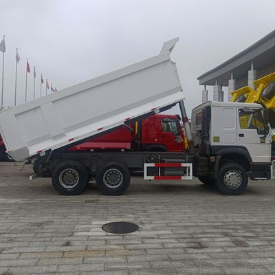 Manual Transmission Dump Truck with Tyres and Hydraulic Power Assistance Steering