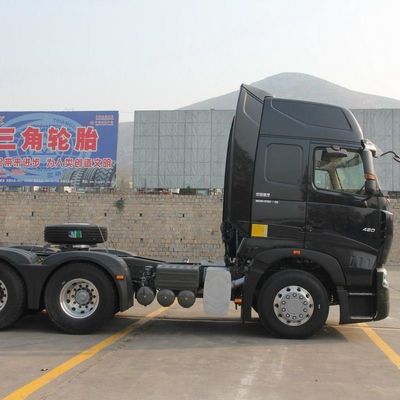 600L Fuel Tank 420HP 6X4 Tractor with ≤5 Seats National Heavy Duty Truck HOWO A7 Series
