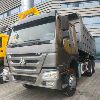 371HP Second Hand HOWO Diesel 6 * 4 Dump Truck 10 Wheels 300 Tons Scraper or Rhd Manual Transport Vehicle