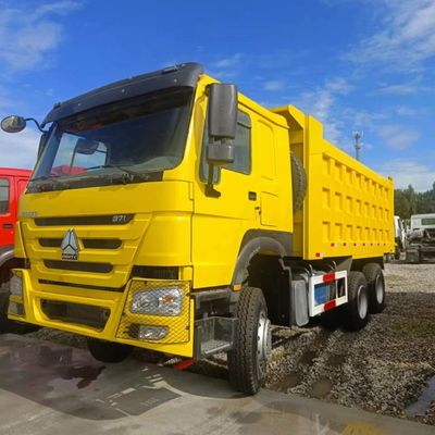 Tyres 371HP HOWO Dump Truck Used Transport Self Heavy Duty with ECE Tire Certification