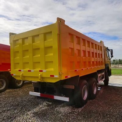 Tyres 371HP HOWO Dump Truck Used Transport Self Heavy Duty with ECE Tire Certification