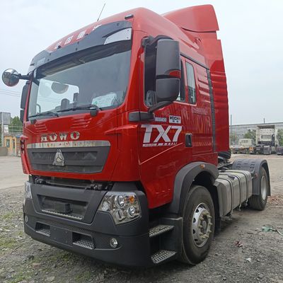 Second Hand HOWO Trailer Tractor Front End 31-40t Load Capacity Return Refunds Policy