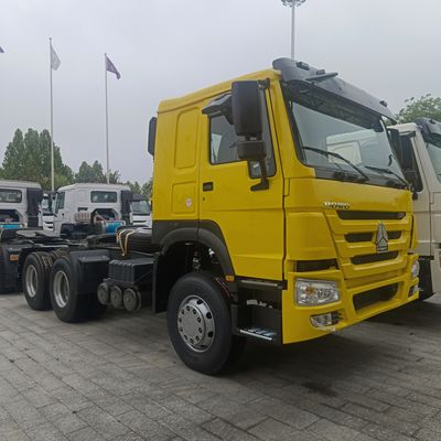 Hydraulic Steering with Power Assistance HOWO Trailer Tractor 6X4 Second Hand Truck