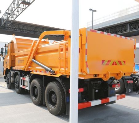 320HP Shacman 8X4 Pre-Owned Truck with Hydraulic Steering and Tyres Customized Request