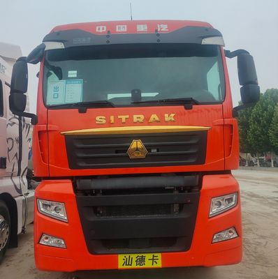 Towing Semi Trailer Shandeka 400HP 500 HP Tractor Euro 4 * 2 Transport Freight Truck