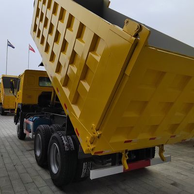 Second Hand 6X4 6X6 Tipper Truck 371HP-375HP 10tires 20m3 with 11m*2.55m*3.45m Size