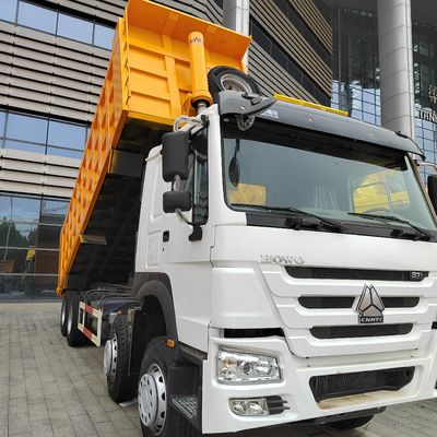 Euro2 Sinotruk HOWO 375HP 8*4 Dump Truck Front Lifting Style with ＞8L Engine Capacity