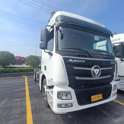 Used Tractor Truck for Towing Semi Trailer with Hydraulic Steering and 600L Fuel Tank