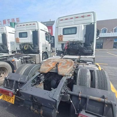 Used Tractor Truck for Towing Semi Trailer with Hydraulic Steering and 600L Fuel Tank