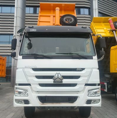 HOWO 371HP Heavy-Duty Dump Truck with Hydraulic Steering and Tire Certification ECE