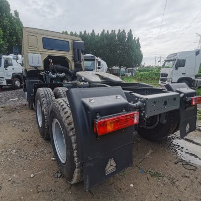 400L Fuel Tank Used HOWO Tractor Truck with Air Suspension Seat and Customized Request