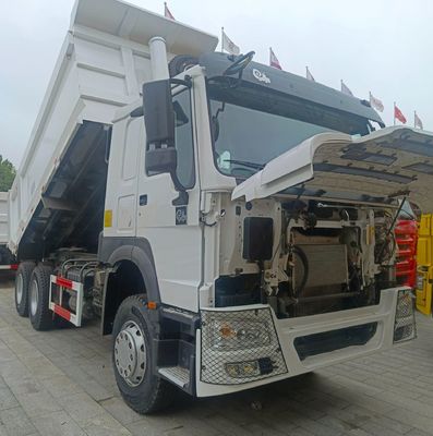 Second Hand HOWO Dump Truck with Hydraulic Steering System Diesel and Electric System