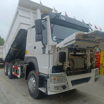 Front Lifting Capability Dump Truck Equipped with Power Assisted Steering System