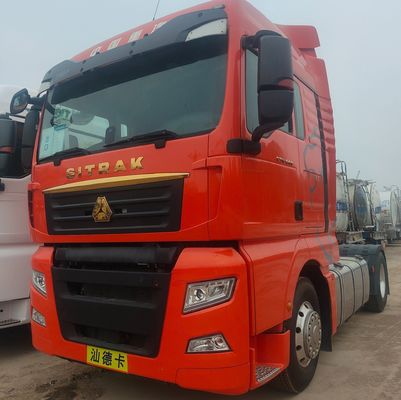 Carbon Steel Cargo Box and 480HP Tractor Engine for Construction on Sitrak4X2 Tractor